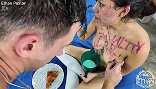 NO MERCY for HUGE ASS puke and PISS WHORE anny houston SMACKED and DESTROYED