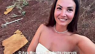 'bang me hard' french amateur begs strangers in woods