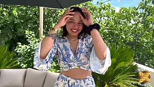 Elektra's brutal sex frenzy with lingerie milf's big natural tits slammed hard