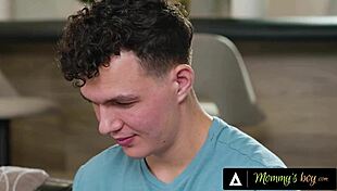 Pervert Boy Caught Peeking Under Stepmom Richelle Ryan's Dress With Toy!