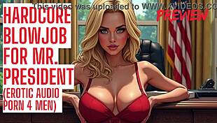 mr president gets sloppy hardcore blowjob audio porn treat