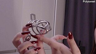 Curvy BBW Milf Mistress Delivers Birthday Chastity Belt JOI Spanking Dildo Domination Solo