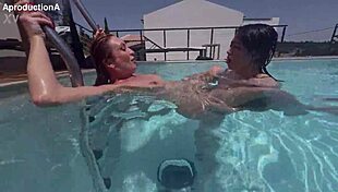 i dive underwater as my new toyboy pounds my ass relentlessly