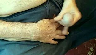 bobbyblaine edges cock then slings thick cum ropes everywhere