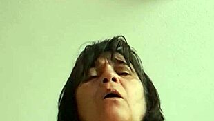 Curvy Stepmother Gallops on Stepson's Cock