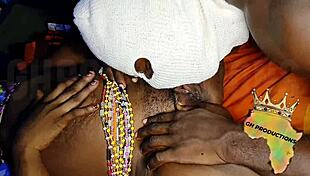 Young Black Stud Pounds Ghetto Ebony Slut's Tight Wet Pussy Hard