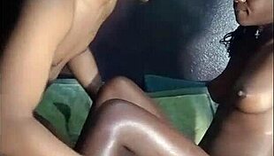 step sis casting goes wild in outdoor photoshoot interview!