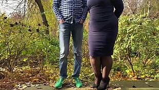 have you seen mother-in-law's hairy pussy peeing outdoors wet!