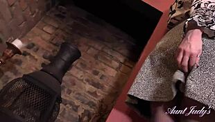 Mrs. Kugar's 58yo gilf curves shine in pantyhose