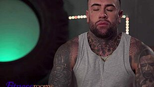 Sofia Smith bends over in ripped yoga pants for pov blowjob then hardcore gym fuck cowgirl riding.