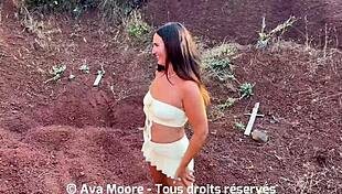 'bang me hard' french amateur begs strangers in woods