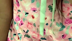 he caresses her curvy latina body softly at home coaxing out that sweet virgin pussy for the first time ever