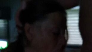 amateur milf candi annie deepthroats fan cock swallows huge cum mouthful rv