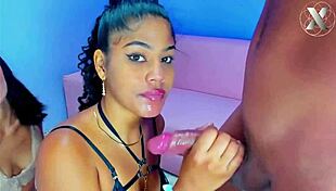 Naughty College Coeds Line Up In Wild Chain For Steamy Turn-Taking Fun