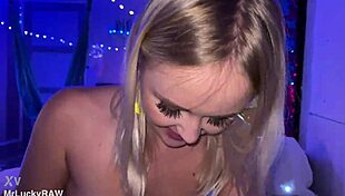 WOW Natalia queen and laney grey's hot threesome heat!