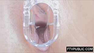 latina teen 18+ upskirt public street do you see her cum?