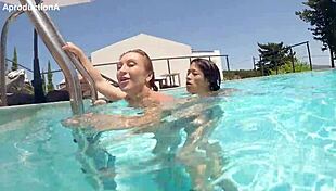 i dive underwater as my new toyboy pounds my ass relentlessly