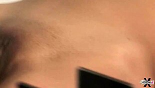 Madame Noir tenderly shaves Maxine X's smooth pussy