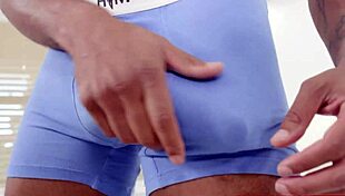 Ripped Musa Phoenix Pounds Sexy Kyler Quinn Doggy Style Rides Cock and Cums on Face in Oiled Interracial