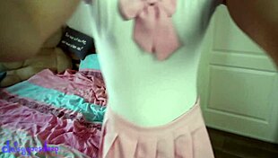 Dilated Brown Eyes Crazy Huge Ass Stretching with Dildo Toys