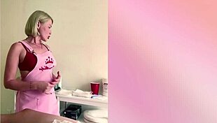 that russian blonde nurse got near my cock and drained me hard with her handjob