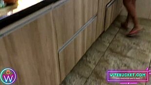 wanna see this amateur milf couple fuck hard in kitchen instead of breakfast?