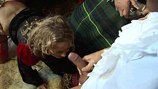 Ever Wondered How Alexis May Handles Double Penetration From Kilted Men In Wild Gangbang?