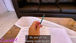 Overwhelmed by desire i seduced and fucked my latina student hard after class