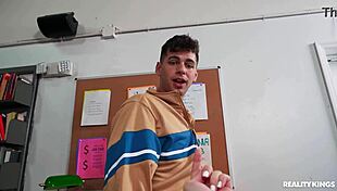 I get so lucky in the library with this ballerina bookworm, cowgirl riding, doggystyle pounding and muff diving her shaved pussy