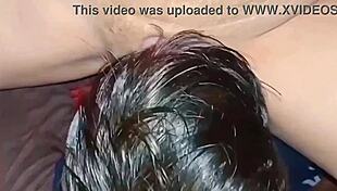 newlywed bride screams in missionary as hubby pounds her close-up on wedding night