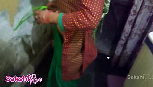 i sneak peeks at aunty's nude body changing in toilet my dick throbs hard