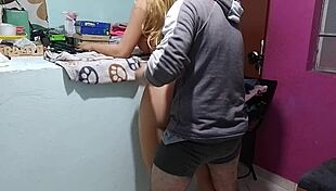 Horny Big Ass Stepmom Fucked Raw on Christmas Eve