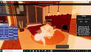 white-haired slut fucks roblox chestnut pussy deep and hard