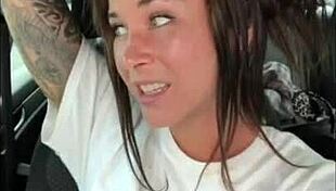 Felicity Feline teases with public flashes compilation