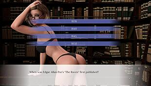 Want to creampie bookworm Emma's big tits in the library?