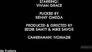 Vivian Grace Takes First BBC Balls Deep Anal ATM Gapes Rough Pussy Cum Swallow