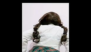 Mexican Schoolgirl Fingers Wet Pussy to Orgasm After Class Big Ass Creampie