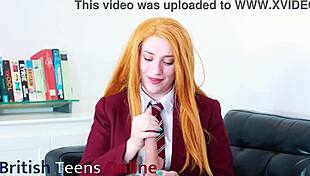 victoria greene here, jerk off while i tease in uniform