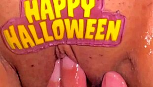 i had first sex with halloween virgin wife creampie cumshot