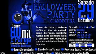 Clandestine Halloween Party With Colombian Swingers Group