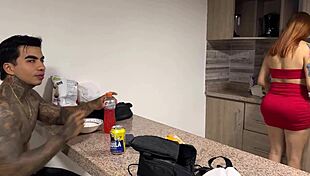 hey stepmom can't say no to my cock while stepdad's gone! 😏🍆