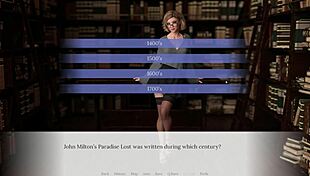 Want to creampie bookworm Emma's big tits in the library?