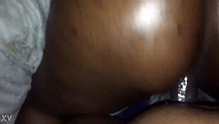 Huge chocolate BBW ass jiggles nonstop!