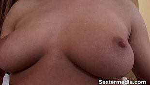 Petite Shaved Teen's Tight Holes Gaped by Monster Cock Facial Cumshot