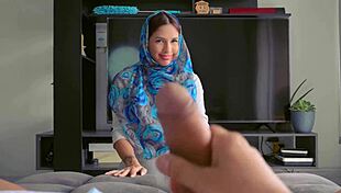 Muslim Cleaning Lady Catches Me Jerks Off Fucks Her Hard