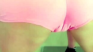 hey workout babe rides cock cowgirl then deepthroats to wet pussy finish