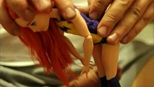 Batgirl doll tied tight cum showered everywhere