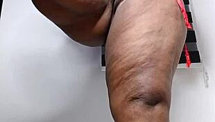 fat ass ebony mara exotic teases pussy in red lingerie full vid