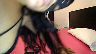 we celebrate our month with hubby via tied bdsm amazon fuck and big pussy closeup.