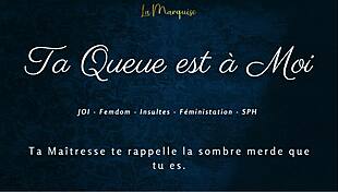 ta queue est à moi french femdom joi dirty talk jerk off instructions